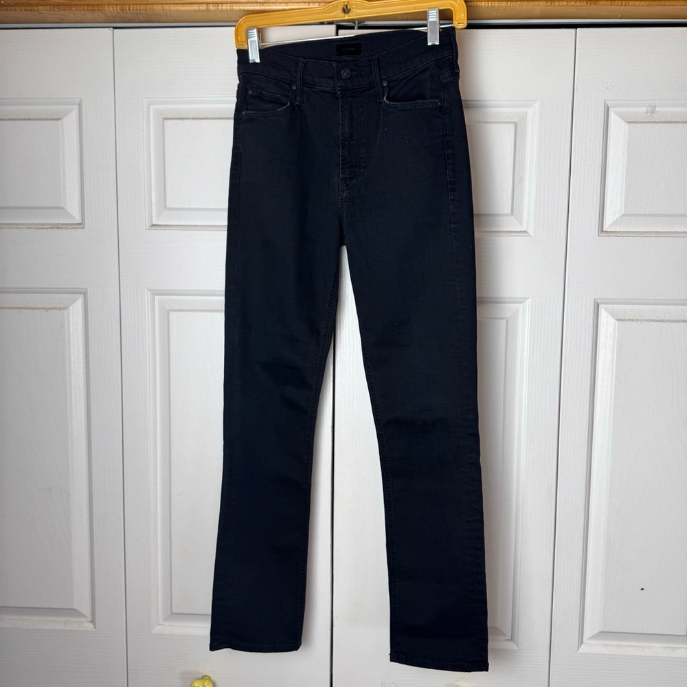 MOTHER Women's Black Jeans - Picture 13 of 14